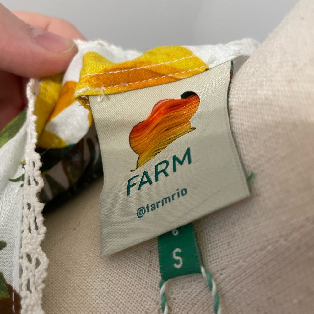 Farm Rio White Cocoa Forest Blouse - Picture 12 of 16